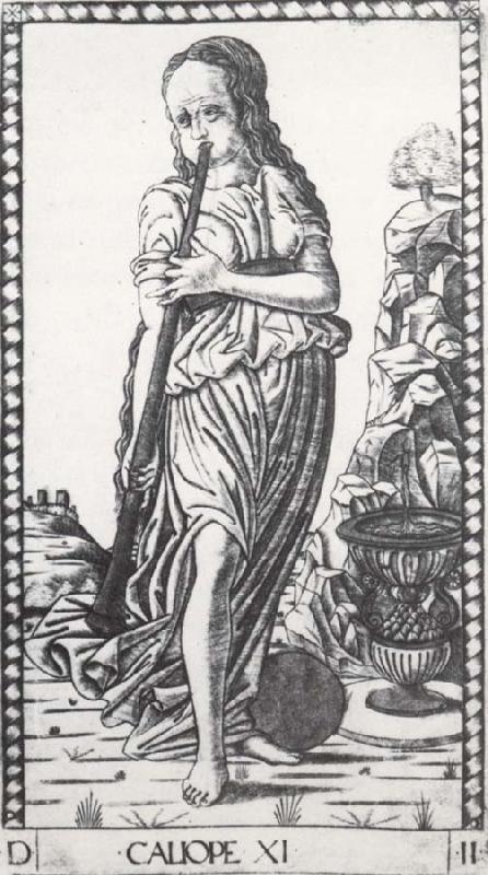  The Muse Calliope an Engraver of Ferrara